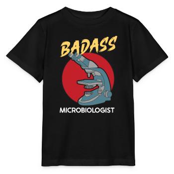 Microbiologist Microbiology Lab Staph Biology - Stanley/Stella MINI CREATOR Kids’ T-Shirt - black - Front - Mikhail (115cm)