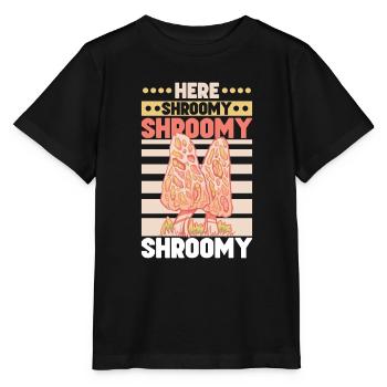 Morels Mushroom Picker Mushroom Farmer Mushroom - Stanley/Stella MINI CREATOR Kids’ T-Shirt - black - Front - Mikhail (115cm)
