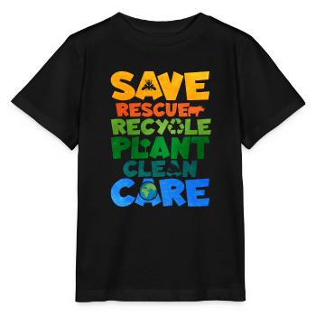 Recyclage - T-shirt bio MINI CREATOR Stanley/Stella Enfant - noir - Devant - Mikhail (115cm)