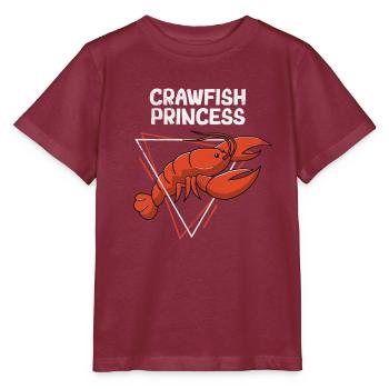 Écrevisse Princesse Cajun Écrevisse Bouillir l’amour - T-shirt bio MINI CREATOR Stanley/Stella Enfant - bordeaux - Devant - Kain (125cm)