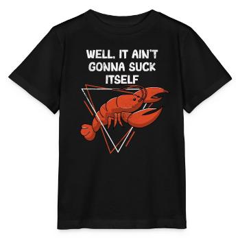 Il ne va pas se sucer drôle d’écrevisse cajun - T-shirt bio MINI CREATOR Stanley/Stella Enfant - noir - Devant - Mikhail (115cm)