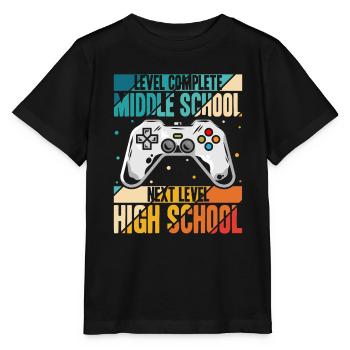 Level Complete Middle School Nect level High Schoo - Stanley/Stella Kinder T-Shirt MINI CREATOR  - Schwarz - Vorne - Mikhail (115cm)