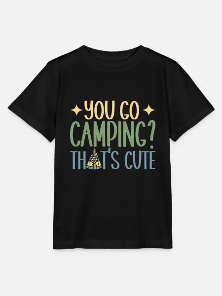Glamping Glamper - Stanley/Stella Kinder T-Shirt MINI CREATOR  - Schwarz