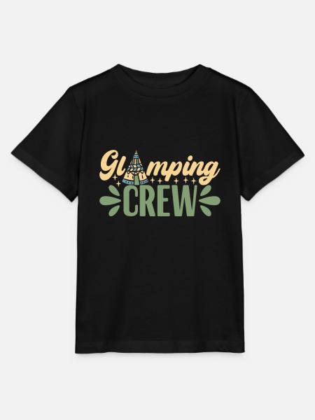 Glamping Glamper - Stanley/Stella Kinder T-Shirt MINI CREATOR - Schwarz