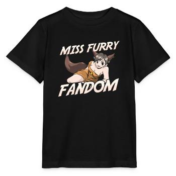 Furry Fandom Fursuits Missing - Stanley/Stella MINI CREATOR Kids’ T-Shirt - black - Front - Mikhail (115cm)