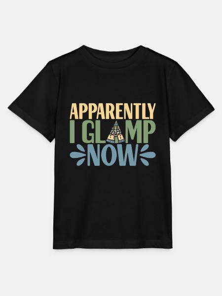 Glamping Glamper - Stanley/Stella Kinder T-Shirt MINI CREATOR - Schwarz