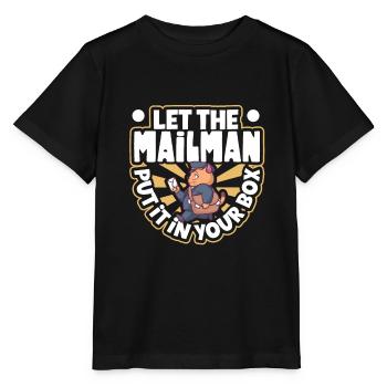 Commis des postes Postlady Postman Post Office - T-shirt bio MINI CREATOR Stanley/Stella Enfant - noir - Devant - Mikhail (115cm)