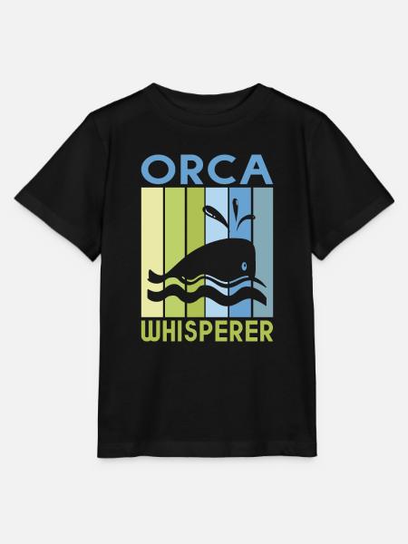 Orca Wal Geschenke - Stanley/Stella Kinder T-Shirt MINI CREATOR - Schwarz