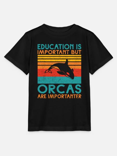 Orca Wal Geschenke - Stanley/Stella Kinder T-Shirt MINI CREATOR  - Schwarz
