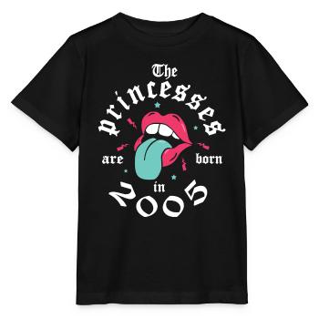 18 ans anniversaire prncesses are born in 2005 - T-shirt bio MINI CREATOR Stanley/Stella Enfant - noir - Devant - Mikhail (115cm)