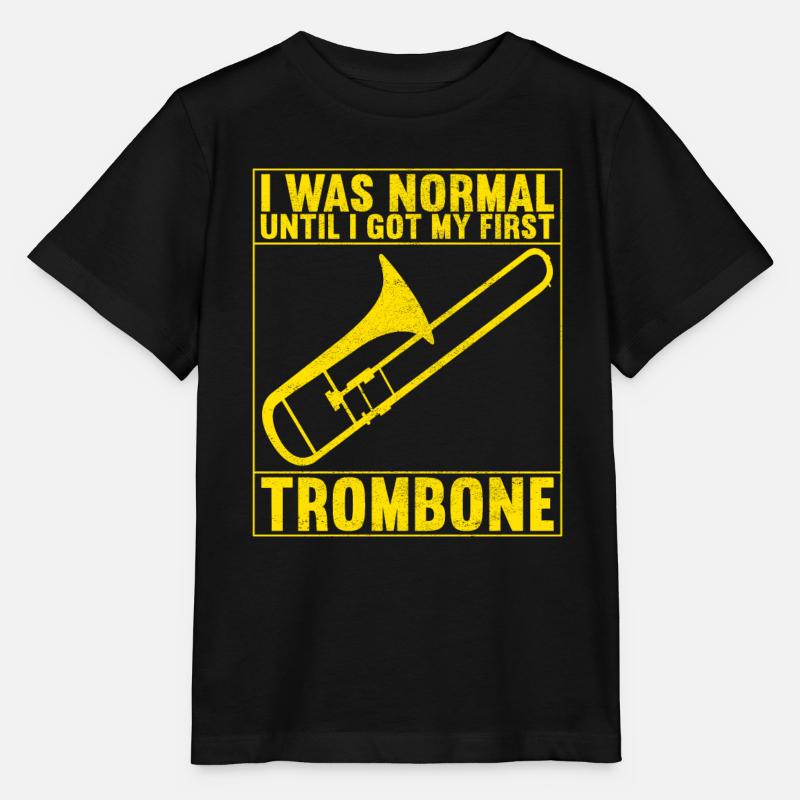 Posaune basun - Stanley/Stella T-shirt MINI CREATOR til børn - sort