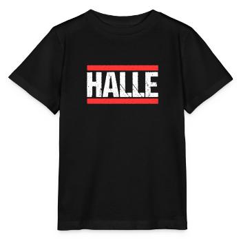 Hallenserin Hallenser Halle - Stanley/Stella Kinder T-Shirt MINI CREATOR  - Schwarz - Vorne - Mikhail (115cm)