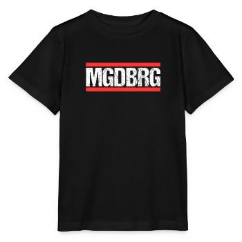 Magdeburgerin Magdeburger Magdeburg - Stanley/Stella Kinder T-Shirt MINI CREATOR  - Schwarz - Vorne - Mikhail (115cm)