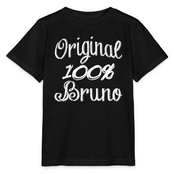 Original 100% Bruno - T-shirt bio MINI CREATOR Stanley/Stella Enfant - noir - Devant - Mikhail (115cm)