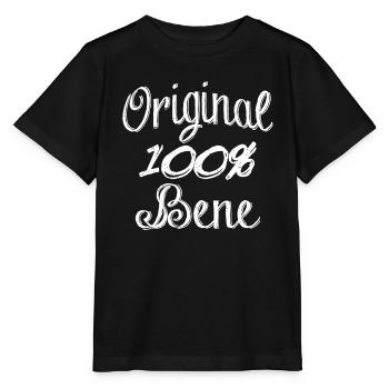 Original 100% Bene - T-shirt bio MINI CREATOR Stanley/Stella Enfant - noir - Devant - Mikhail (115cm)
