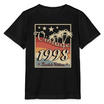 1998 - Byggeår 1998 - Byggeår 1998 - Stanley/Stella T-shirt MINI CREATOR til børn - sort - Foran - Mikhail (115cm)