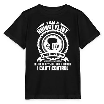 Hair Stylist I Am A Hair Stylist - Stanley/Stella MINI CREATOR Kids’ T-Shirt - black - Front - Mikhail (115cm)