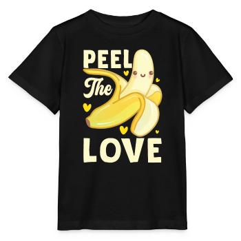 Schälen Sie die Liebe - Stanley/Stella Kinder T-Shirt MINI CREATOR  - Schwarz - Vorne - Mikhail (115cm)