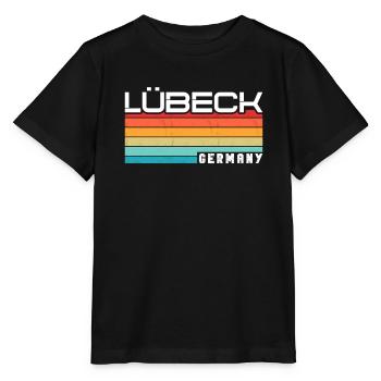 Lübeckerin Lübecker Lübeck - Stanley/Stella Kinder T-Shirt MINI CREATOR  - Schwarz - Vorne - Mikhail (115cm)