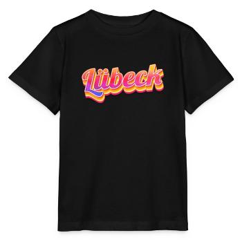 Lübeckerin Lübecker Lübeck - Stanley/Stella Kinder T-Shirt MINI CREATOR  - Schwarz - Vorne - Mikhail (115cm)