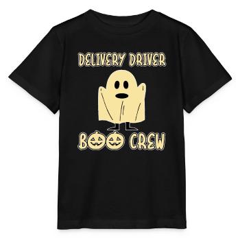 Livreur Boo Crew Effrayant Halloween Party - T-shirt bio MINI CREATOR Stanley/Stella Enfant - noir - Devant - Mikhail (115cm)