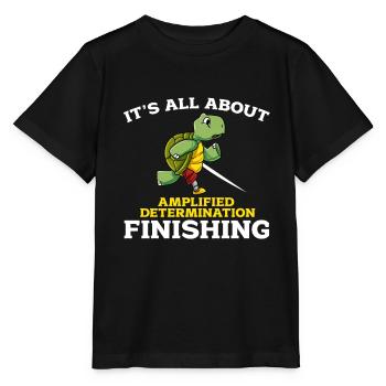 Ein Bein Witz Humor Geschenk - Stanley/Stella Kinder T-Shirt MINI CREATOR  - Schwarz - Vorne - Mikhail (115cm)
