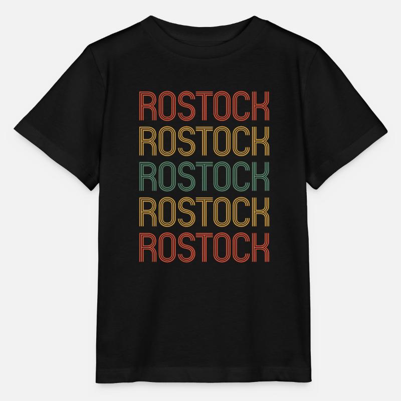 Rostockerin Rostocker Rostock - Stanley/Stella Kinder T-Shirt MINI CREATOR - Schwarz