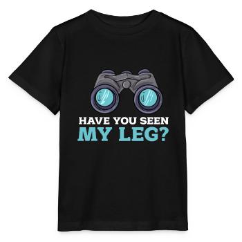 Ein Bein Witz Humor Geschenk - Stanley/Stella Kinder T-Shirt MINI CREATOR  - Schwarz - Vorne - Mikhail (115cm)