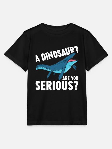 Mosasaurus Dinosaurier - Stanley/Stella Kinder T-Shirt MINI CREATOR - Schwarz