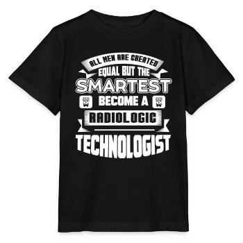 Rad Tech Smartest Men Become Rad Tech - Stanley/Stella MINI CREATOR Kids’ T-Shirt - black - Front - Mikhail (115cm)