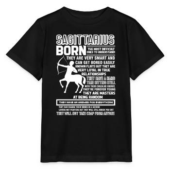 Sagittarius Sagittarius Born - Stanley/Stella MINI CREATOR Kids’ T-Shirt - black - Front - Mikhail (115cm)