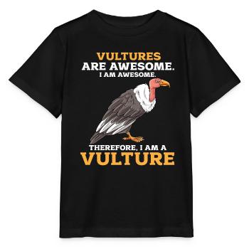 Vautour - T-shirt bio MINI CREATOR Stanley/Stella Enfant - noir - Devant - Mikhail (115cm)