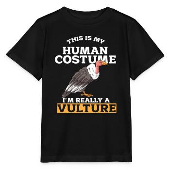 Vautour - T-shirt bio MINI CREATOR Stanley/Stella Enfant - noir - Devant - Mikhail (115cm)