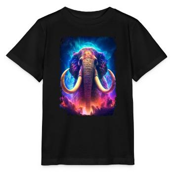 Mammouth - T-shirt bio MINI CREATOR Stanley/Stella Enfant - noir - Devant - Mikhail (115cm)