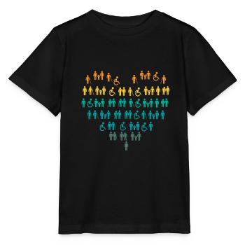 Rollstuhl - Stanley/Stella Kinder T-Shirt MINI CREATOR  - Schwarz - Vorne - Mikhail (115cm)