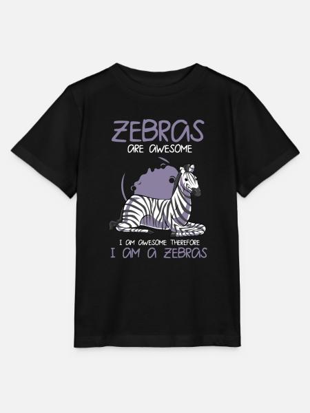 Zebra - Stanley/Stella Kinder T-Shirt MINI CREATOR - Schwarz