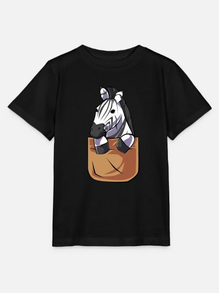 Zebra - Stanley/Stella Kinder T-Shirt MINI CREATOR  - Schwarz
