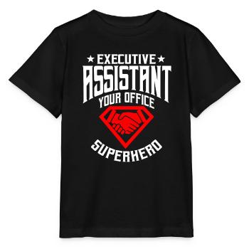 Assistante au conseil d’administration - T-shirt bio MINI CREATOR Stanley/Stella Enfant - noir - Devant - Mikhail (115cm)