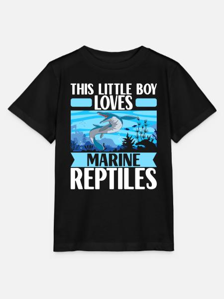 Mosasaurus Dinosaurier - Stanley/Stella Kinder T-Shirt MINI CREATOR - Schwarz
