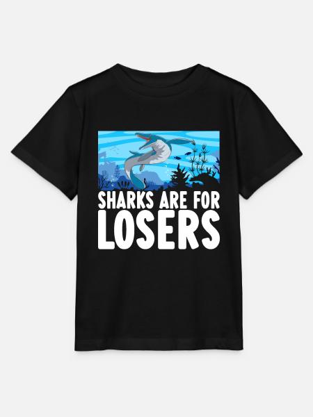 Mosasaurus Dinosaurier - Stanley/Stella Kinder T-Shirt MINI CREATOR  - Schwarz