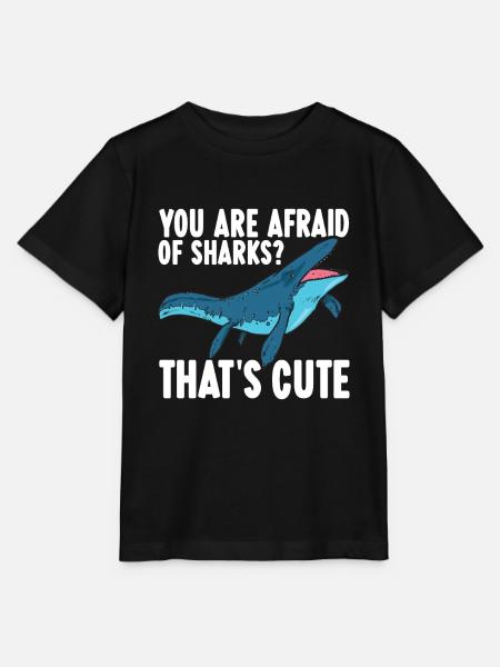 Mosasaurus Dinosaurier - Stanley/Stella Kinder T-Shirt MINI CREATOR  - Schwarz