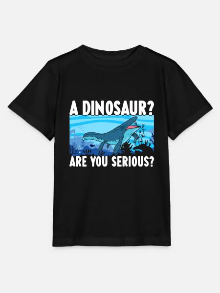 Mosasaurus Dinosaurier - Stanley/Stella Kinder T-Shirt MINI CREATOR - Schwarz