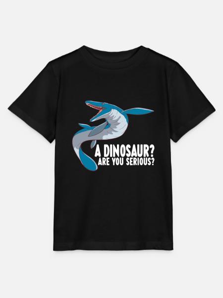 Mosasaurus Dinosaurier - Stanley/Stella Kinder T-Shirt MINI CREATOR  - Schwarz