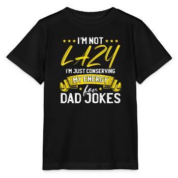 Papa-Witz - Stanley/Stella Kinder T-Shirt MINI CREATOR  - Schwarz - Vorne - Mikhail (115cm)