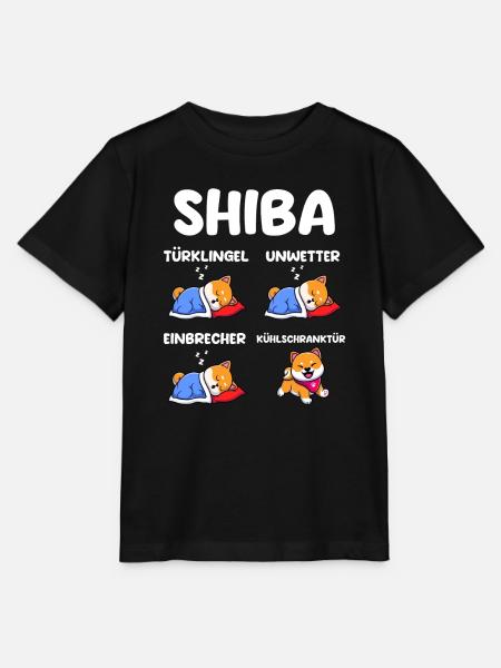 Hund Shiba Inu - Stanley/Stella Kinder T-Shirt MINI CREATOR  - Schwarz