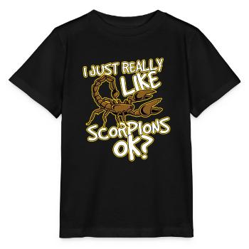 Scorpion - T-shirt bio MINI CREATOR Stanley/Stella Enfant - noir - Devant - Mikhail (115cm)