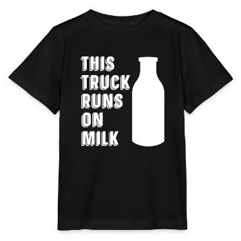 Camion de lait de vache Camion de lait - T-shirt bio MINI CREATOR Stanley/Stella Enfant - noir - Devant - Mikhail (115cm)