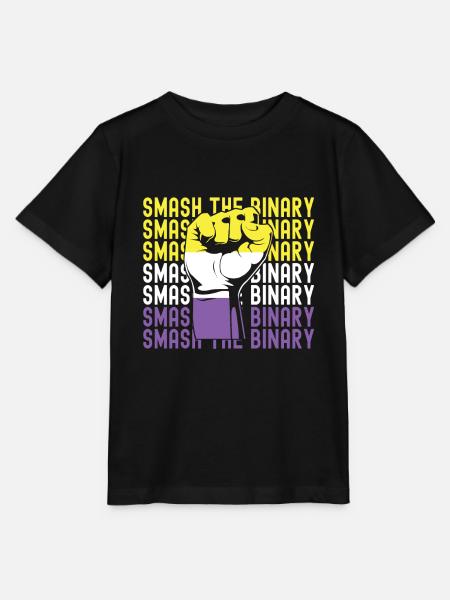 Non Binary Pride Genderqueer - Stanley/Stella Kinder T-Shirt MINI CREATOR - Schwarz