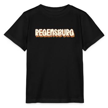 Regensburgerin Regensburger Regensburg - Stanley/Stella Kinder T-Shirt MINI CREATOR  - Schwarz - Vorne - Mikhail (115cm)
