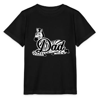 Zèbre - T-shirt bio MINI CREATOR Stanley/Stella Enfant - noir - Devant - Mikhail (115cm)